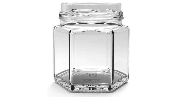 Банка 47 мл ТО 43 шестикутна